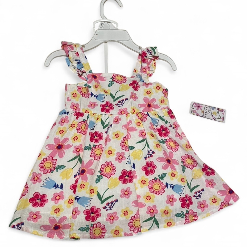 Floral Sundress with Ruffle Straps